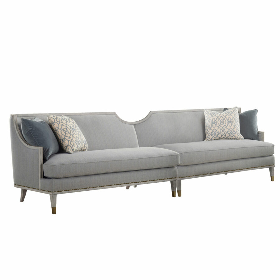 Harper Vintage Blue Sectional Sofa